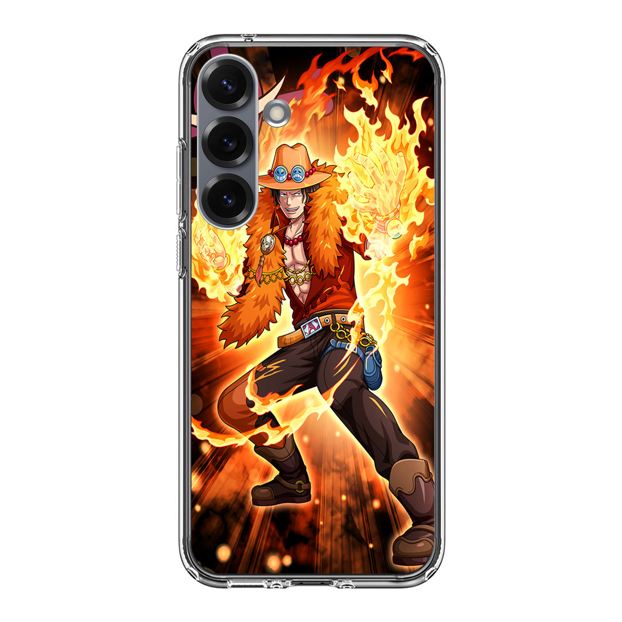 Portgas D Ace Fire Power Samsung Galaxy S25 / S25 Plus Case