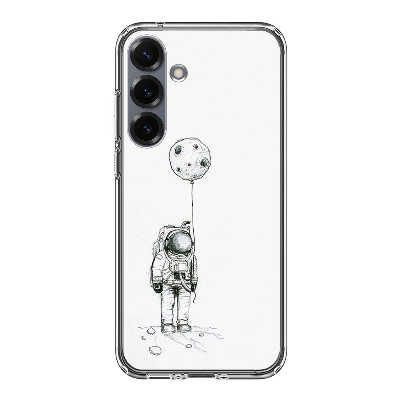 Astronaut Moon Balloon Samsung Galaxy S25 / S25 Plus Case