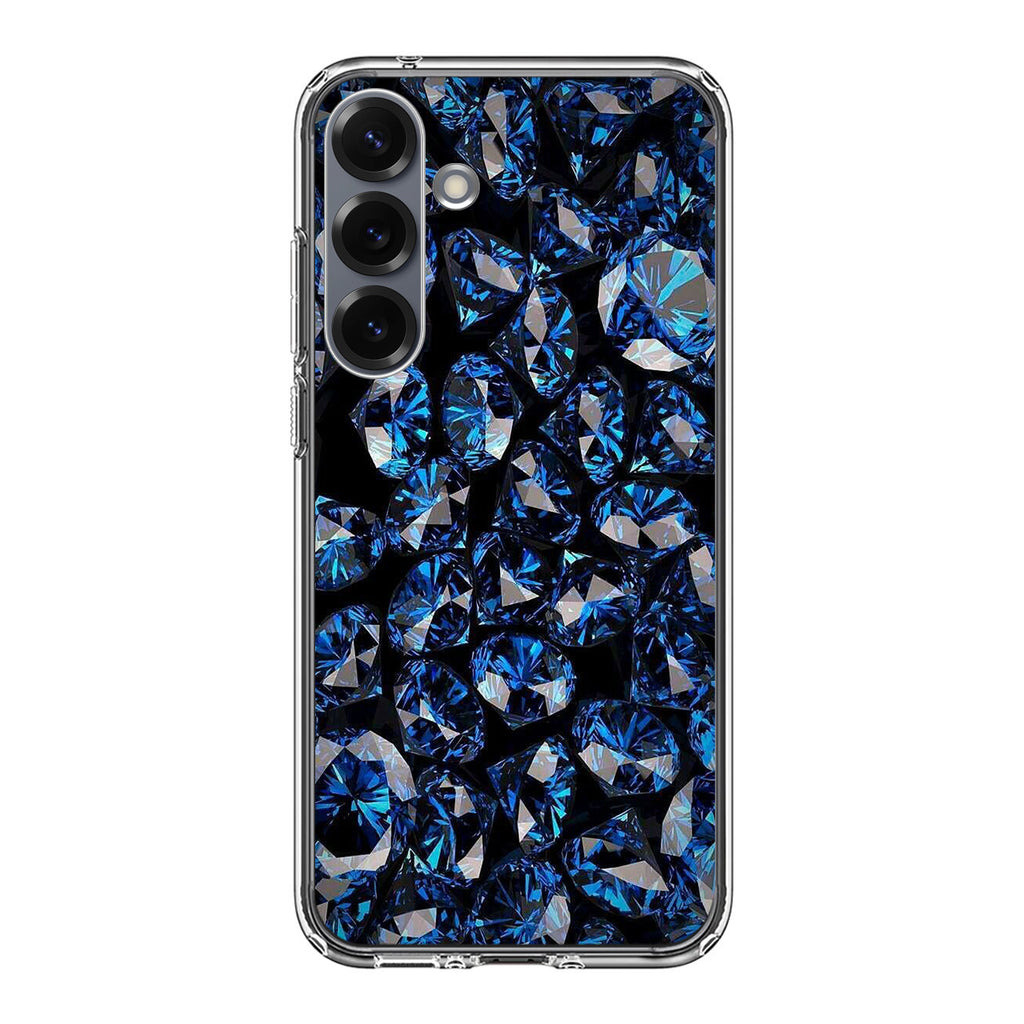 Blue Diamonds Pattern Samsung Galaxy S25 / S25 Plus Case