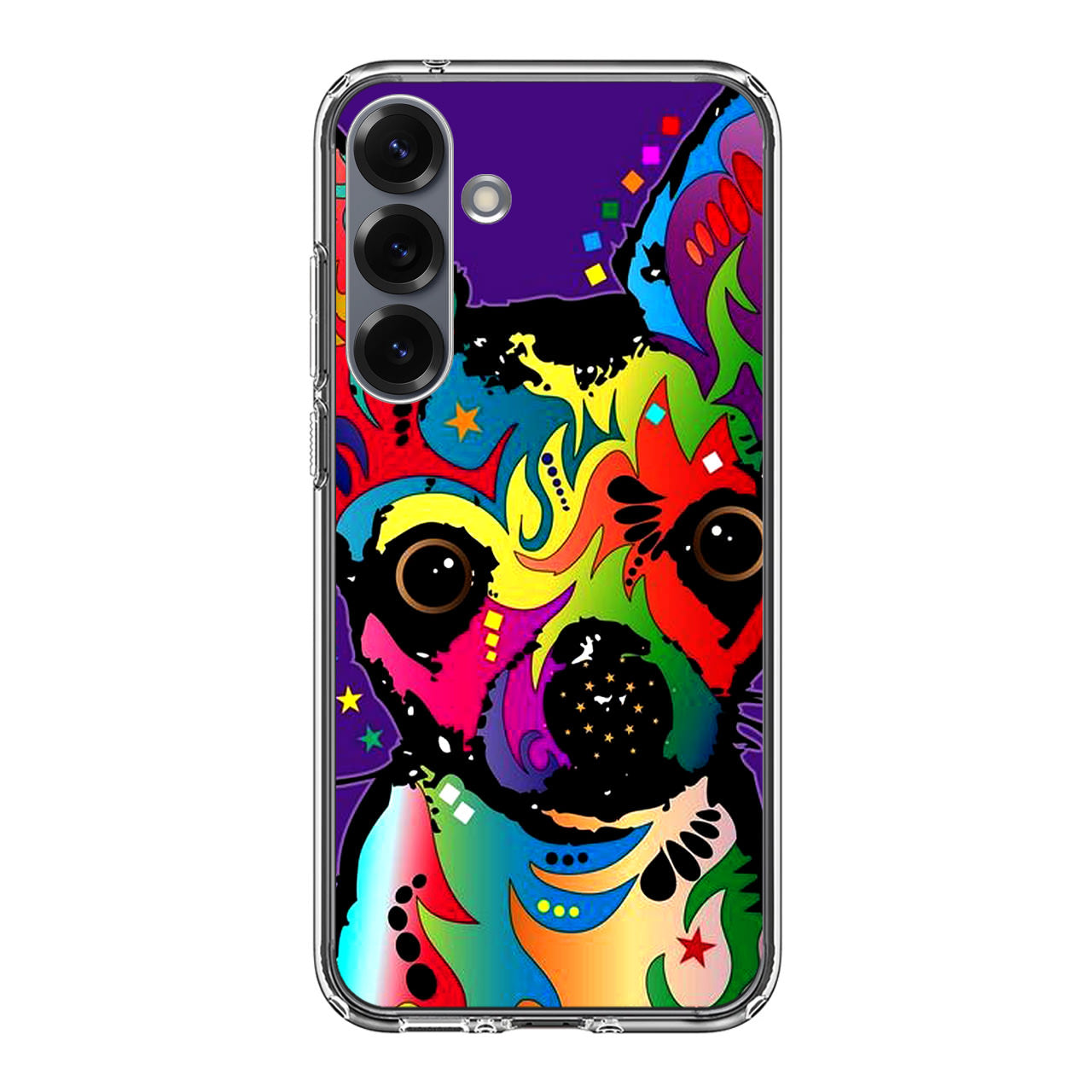 Colorful Chihuahua Samsung Galaxy S25 / S25 Plus Case