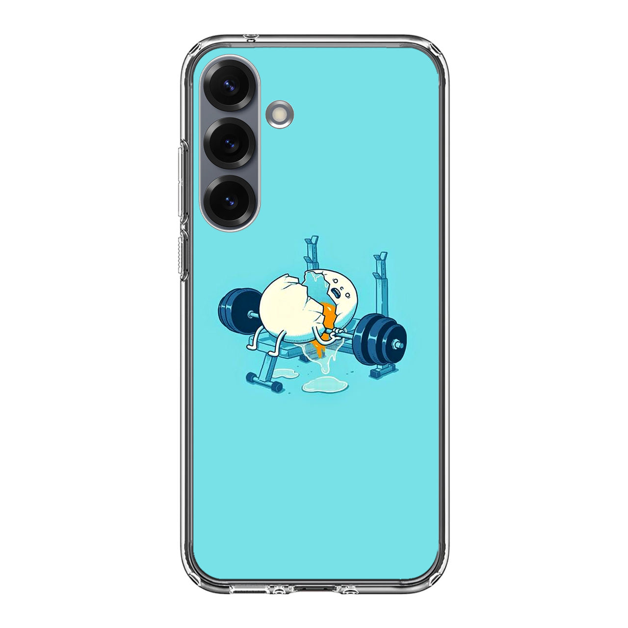 Egg Accident Workout Samsung Galaxy S25 / S25 Plus Case