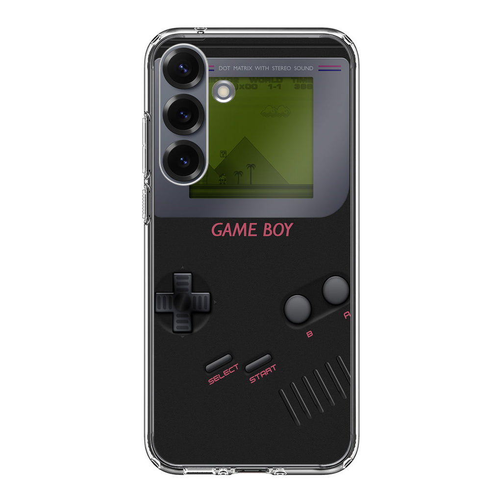 Game Boy Black Model Samsung Galaxy S25 / S25 Plus Case