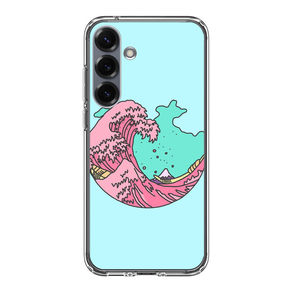 Japanese Pastel Wave Samsung Galaxy S25 / S25 Plus Case