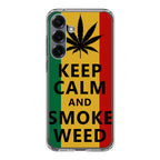 Keep Calm And Smoke Weed Samsung Galaxy S25 / S25 Plus Case