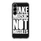 Make Music Not Missiles Samsung Galaxy S25 / S25 Plus Case