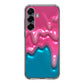 Pink Paint Dripping Samsung Galaxy S25 / S25 Plus Case