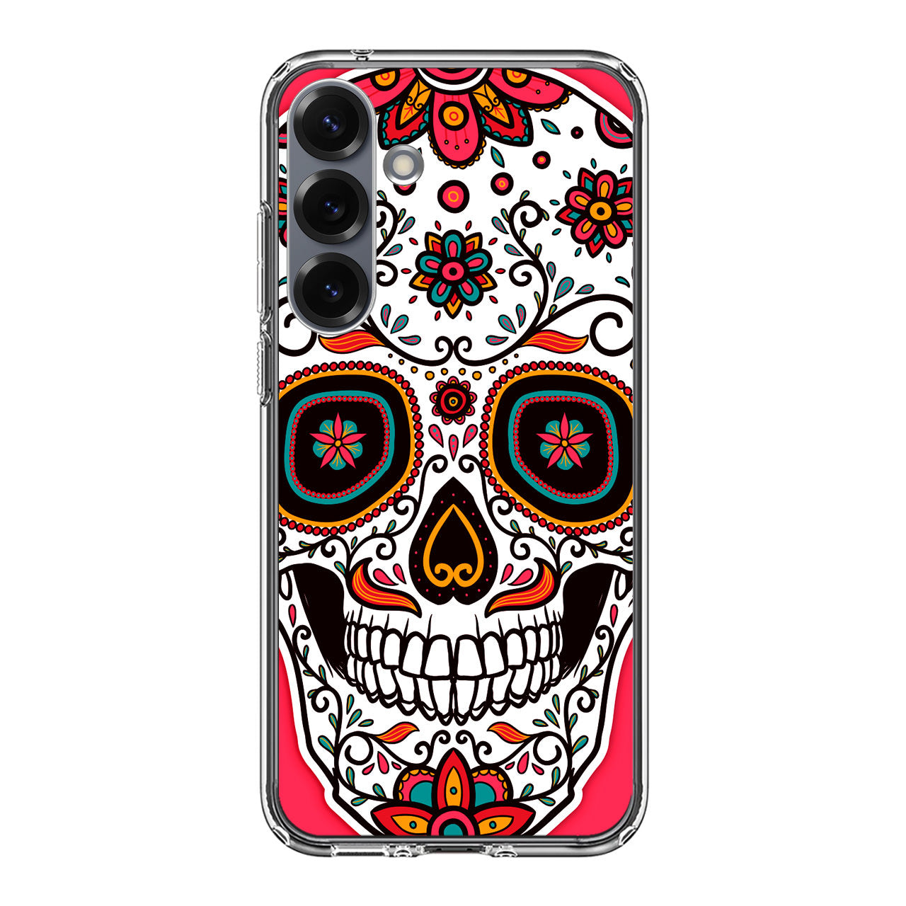 Pink Sugar Skull Samsung Galaxy S25 / S25 Plus Case