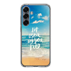The Sea Set You Free Samsung Galaxy S25 / S25 Plus Case