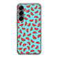 Watermelon Fruit Pattern Blue Samsung Galaxy S25 / S25 Plus Case