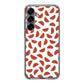 Watermelon Fruit Pattern White Samsung Galaxy S25 / S25 Plus Case