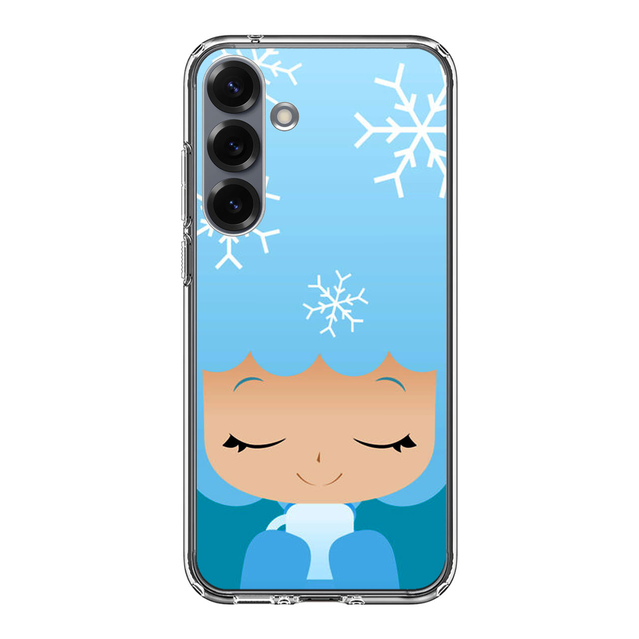 Winter Afro Girl Samsung Galaxy S25 / S25 Plus Case