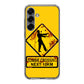 Zombie Crossing Sign Samsung Galaxy S25 / S25 Plus Case