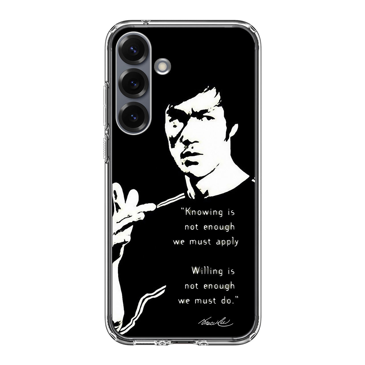 Bruce Lee Quotes Samsung Galaxy S25 / S25 Plus Case