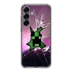 Creeper Glass Broken Violet Samsung Galaxy S25 / S25 Plus Case