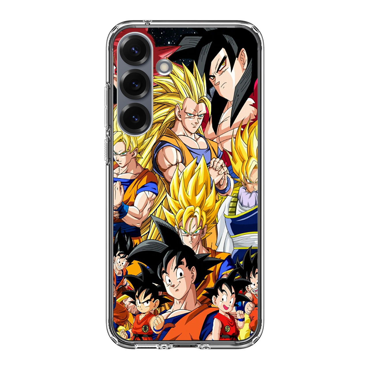 Dragon Ball Z Son Goku Transformation Samsung Galaxy S25 / S25 Plus Case