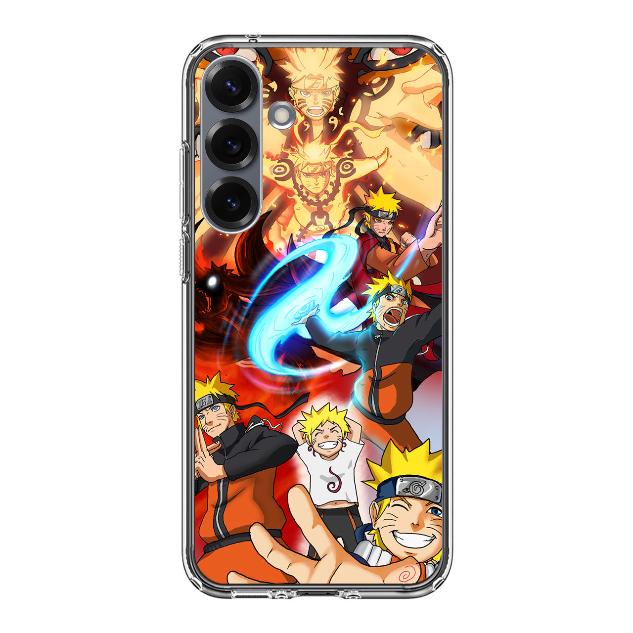 Evolution Of Naruto Uzumaki Samsung Galaxy S25 / S25 Plus Case