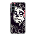 Girl Skull Flower Samsung Galaxy S25 / S25 Plus Case