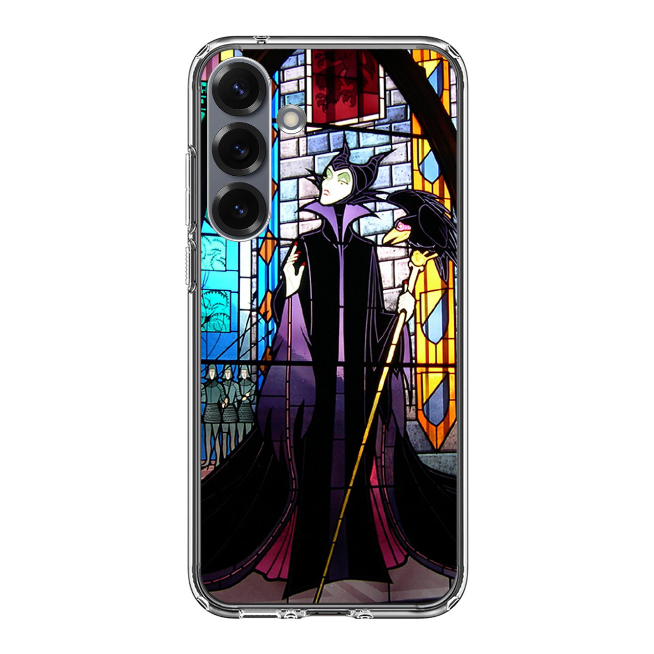 Maleficent Sleeping Beauty Glass Art Samsung Galaxy S25 / S25 Plus Case