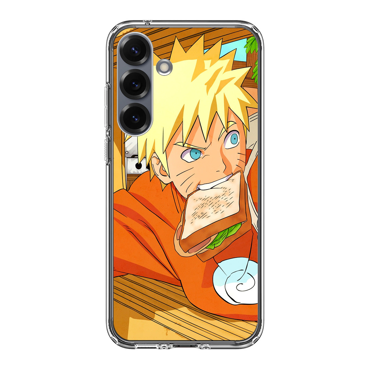 Naruto Eats Sandwich Samsung Galaxy S25 / S25 Plus Case