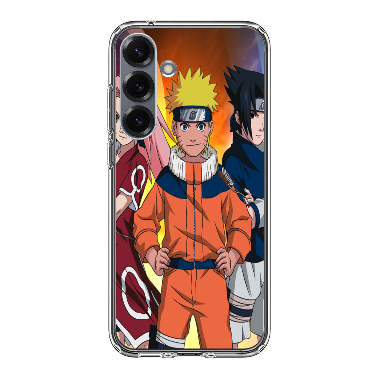 Naruto Sasuke And Sakura Samsung Galaxy S25 / S25 Plus Case