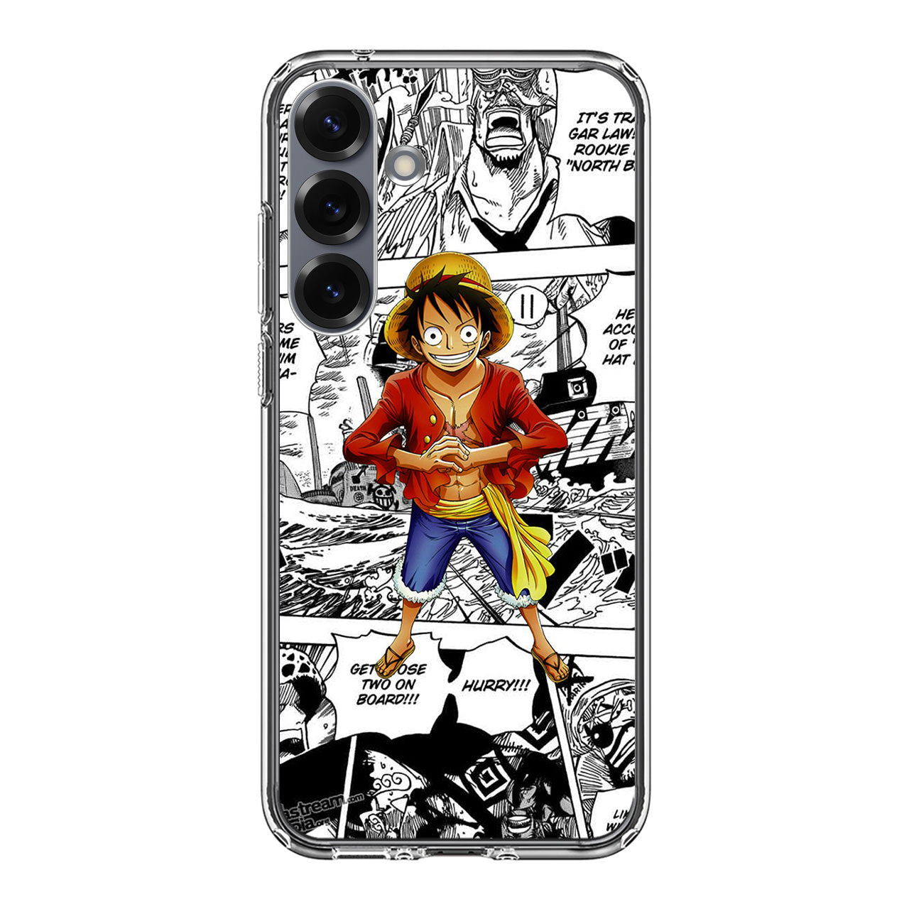 One Piece Luffy Comics Samsung Galaxy S25 / S25 Plus Case