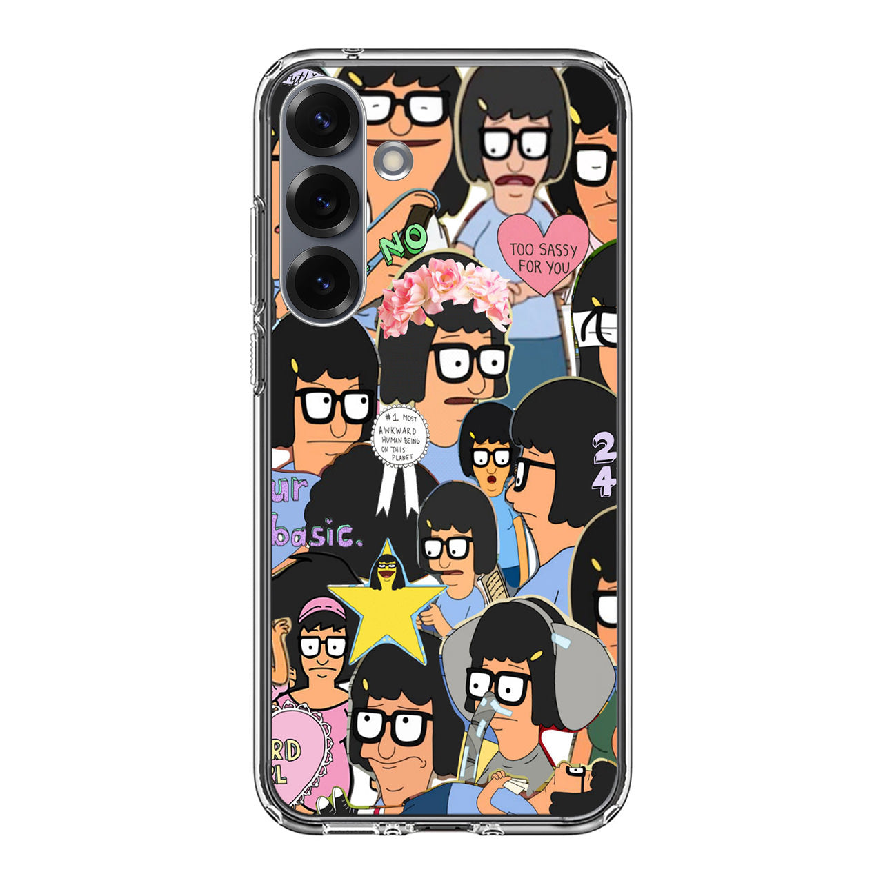 Tina Belcher Collage Samsung Galaxy S25 / S25 Plus Case