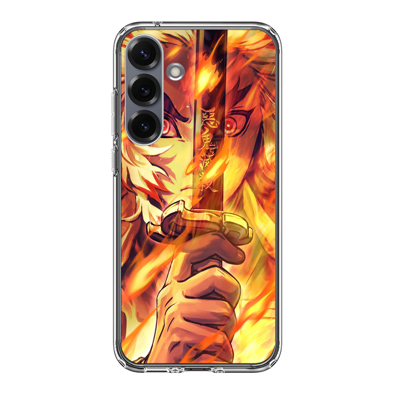 Kyojuro Rengoku Flame Sword Samsung Galaxy S25 / S25 Plus Case