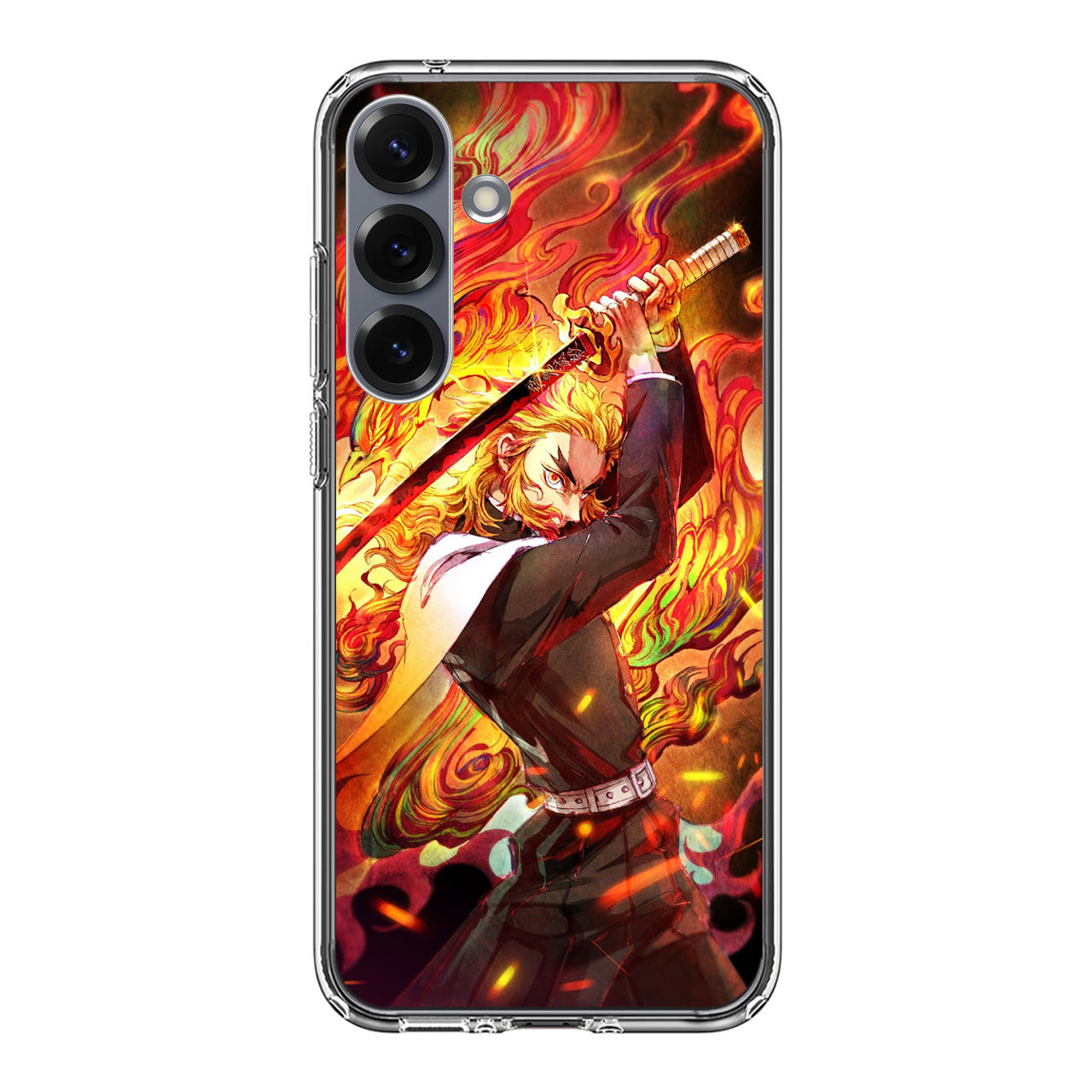 Rengoku Flame Pillar Samsung Galaxy S25 / S25 Plus Case