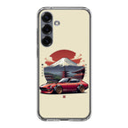 Fuji Fastback Racing the Rising Sun Samsung Galaxy S25 / S25 Plus Case