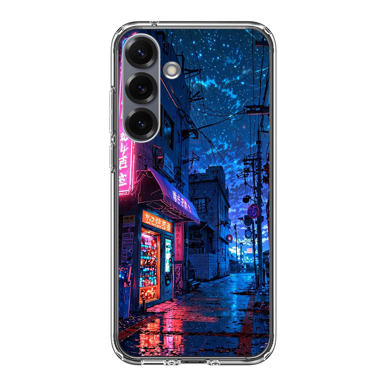 Japan Neon Reverie Samsung Galaxy S25 / S25 Plus Case Customilo Japan Neon Reverie Samsung Galaxy S25 / S25 Plus Case Customilo