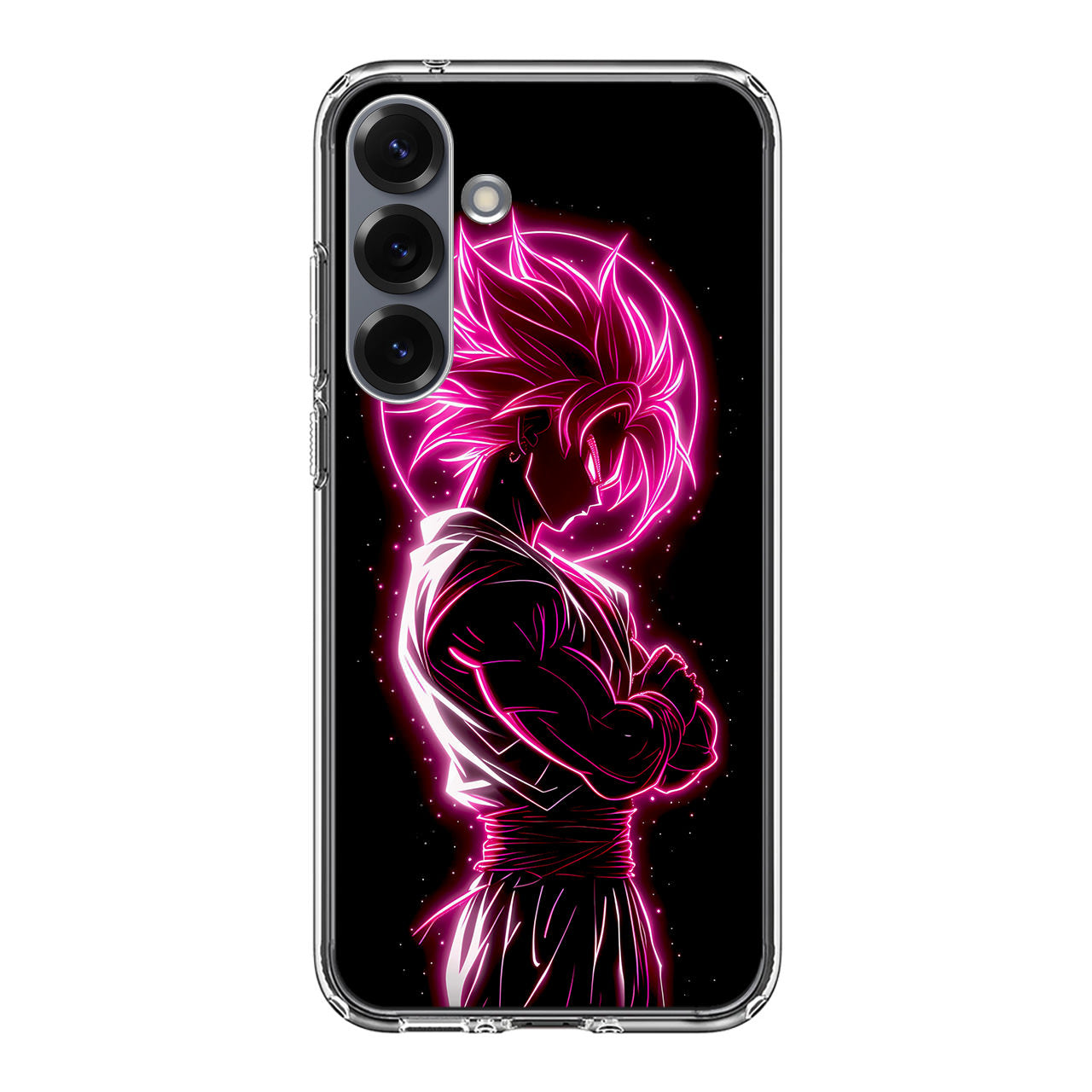 Pink Radiant Saiyan Samsung Galaxy S25 / S25 Plus Case