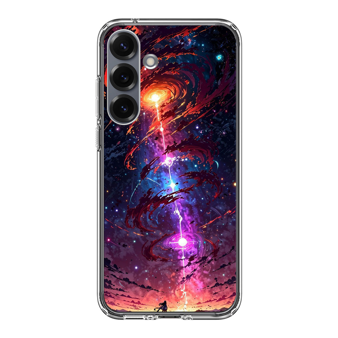 Stargazer at the Axis of Creation Samsung Galaxy S25 / S25 Plus Case