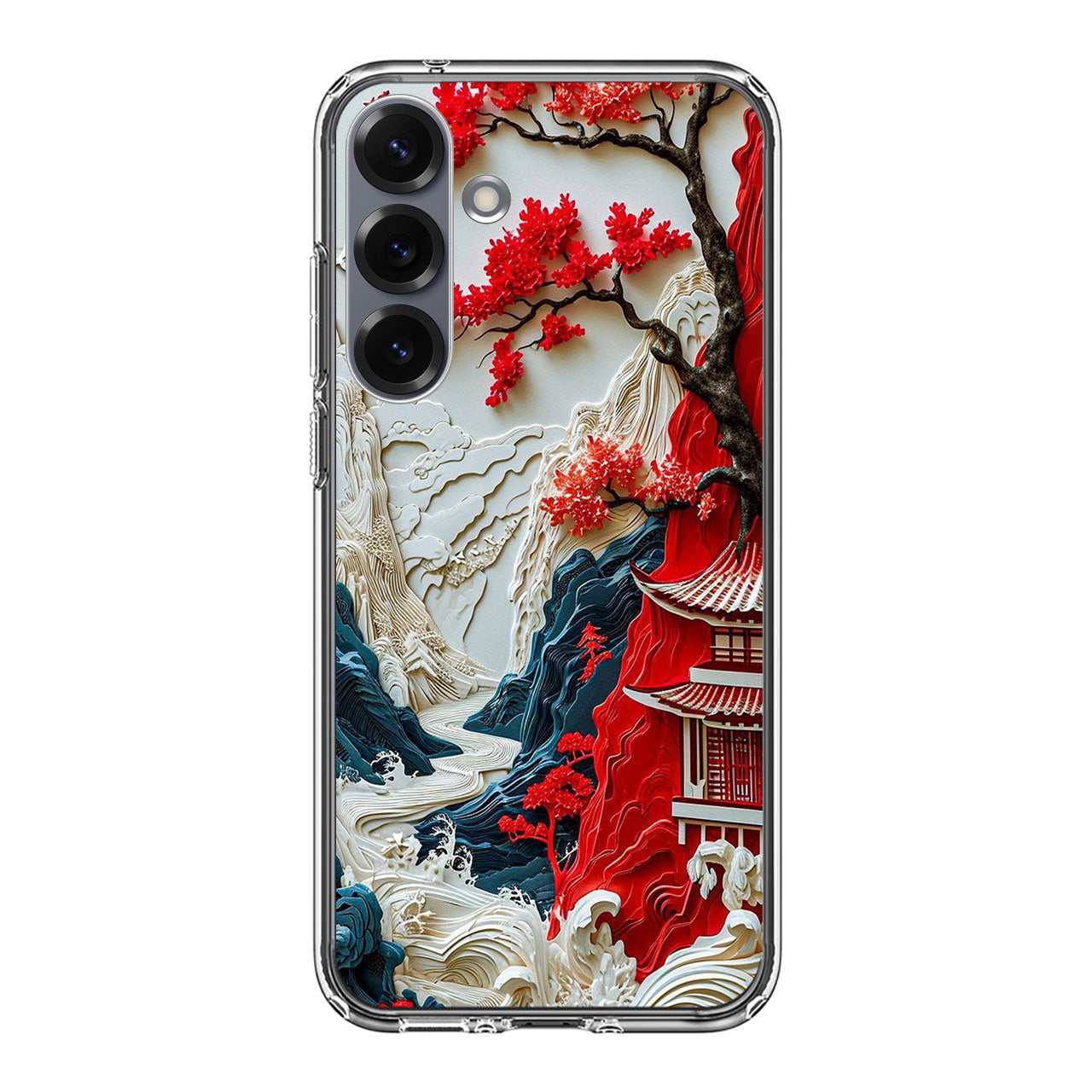 Whispers of the Crimson Zen Samsung Galaxy S25 / S25 Plus Case