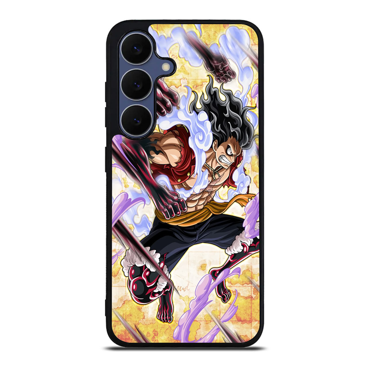 Luffy Gomu Gomu No Black Mamba Samsung Galaxy S25 FE Case