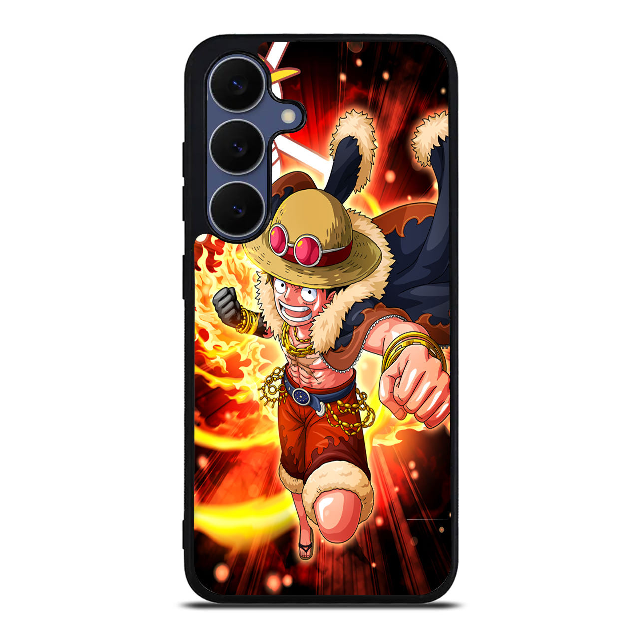 Luffy Red Hawk Punch Samsung Galaxy S25 FE Case