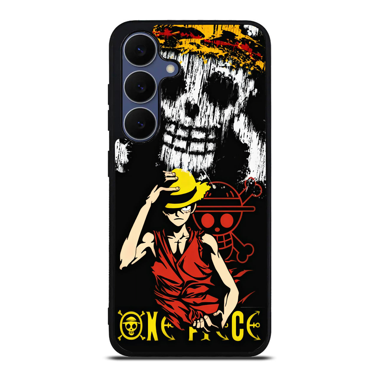 Monkey D Luffy Paint Art Samsung Galaxy S25 FE Case