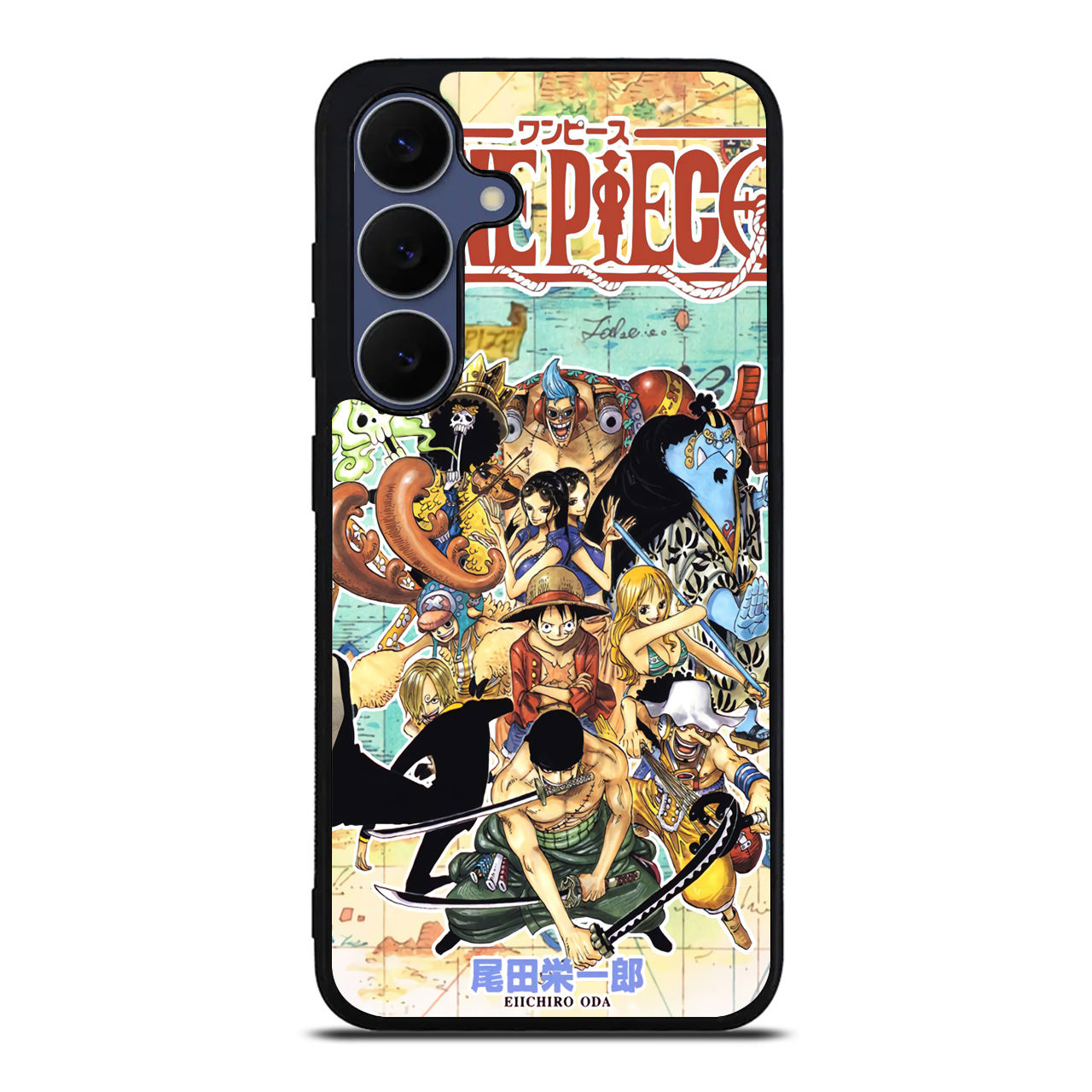 One Piece Comic Straw Hat Pirate Samsung Galaxy S25 FE Case