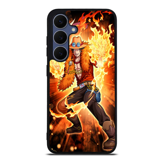 Portgas D Ace Fire Power Samsung Galaxy S25 FE Case
