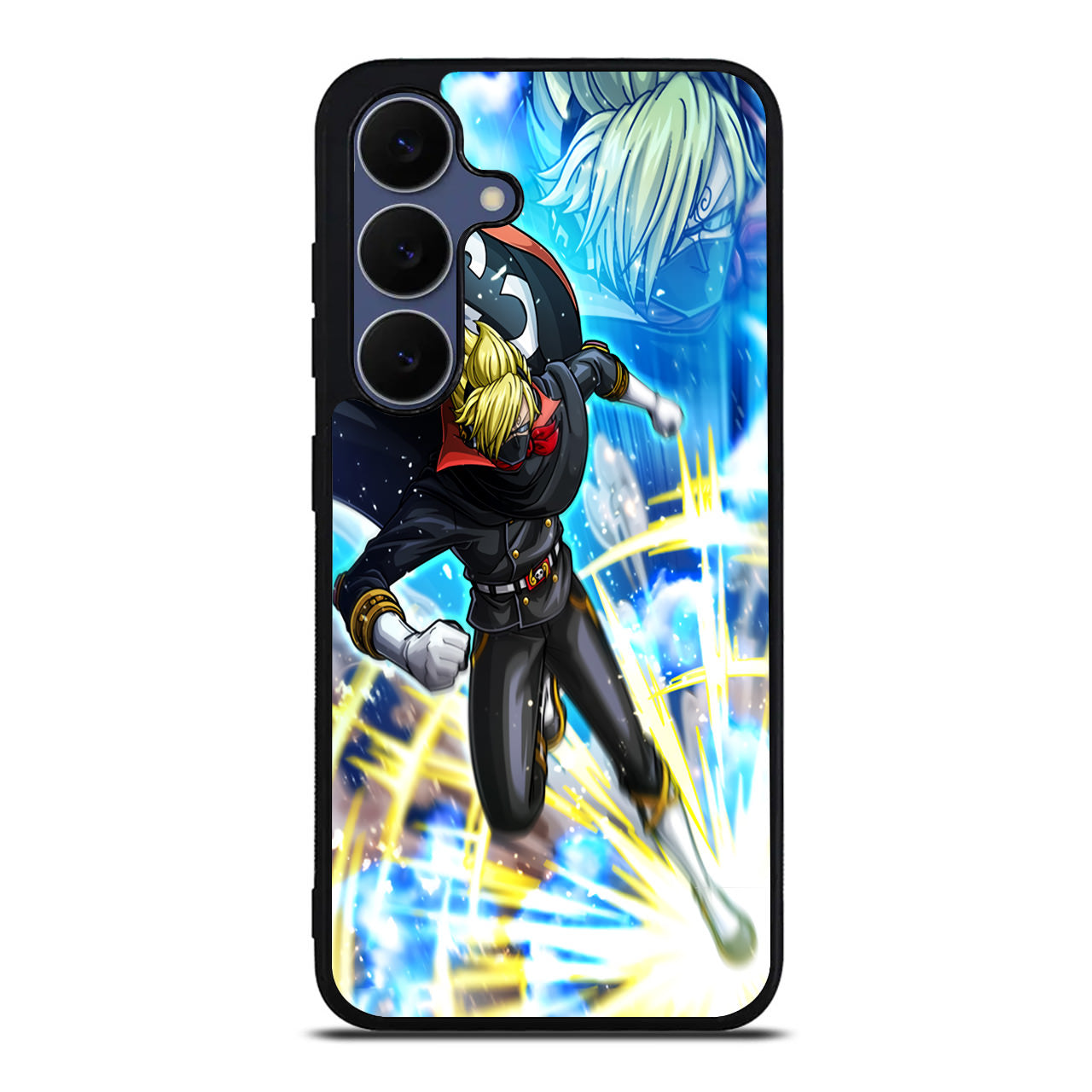 Sanji In Stealth Black Suit Samsung Galaxy S25 FE Case