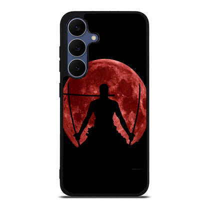 Silhouette Of Zoro In Santoryu Mode Samsung Galaxy S25 FE Case