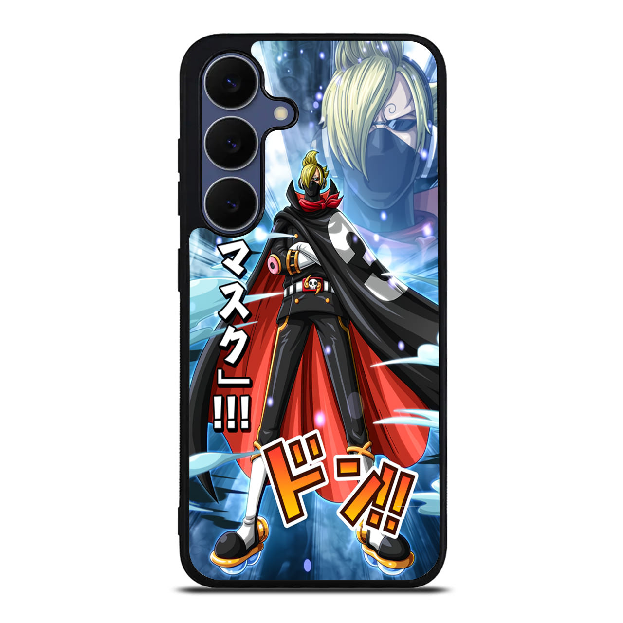 Stealth Black Sanji Samsung Galaxy S25 FE Case