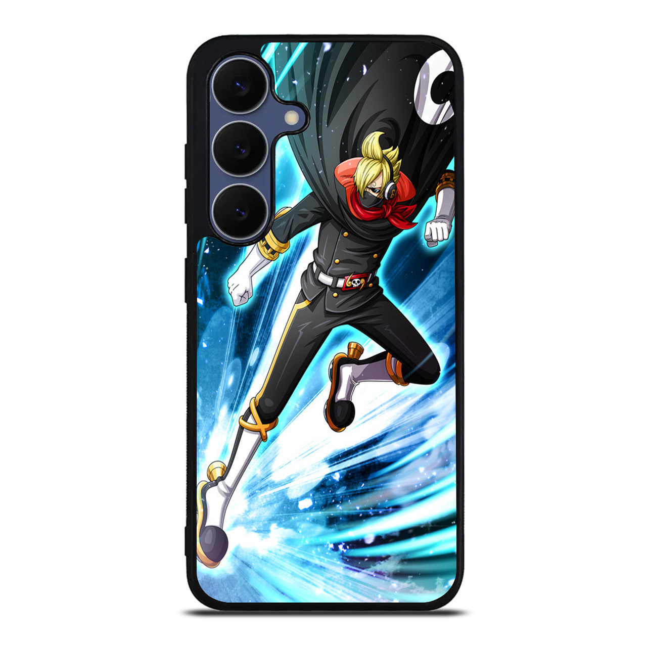 Stealth Black Vinsmoke Sanji Samsung Galaxy S25 FE Case