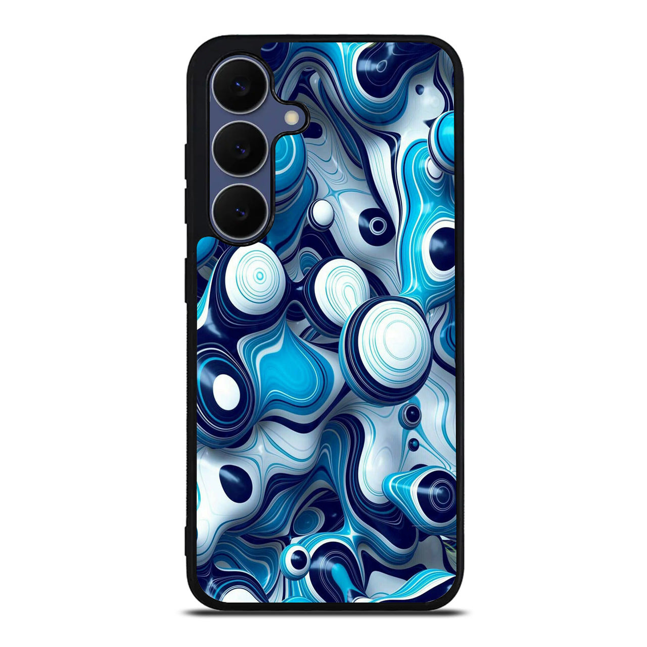 Abstract Art All Blue Samsung Galaxy S25 FE Case