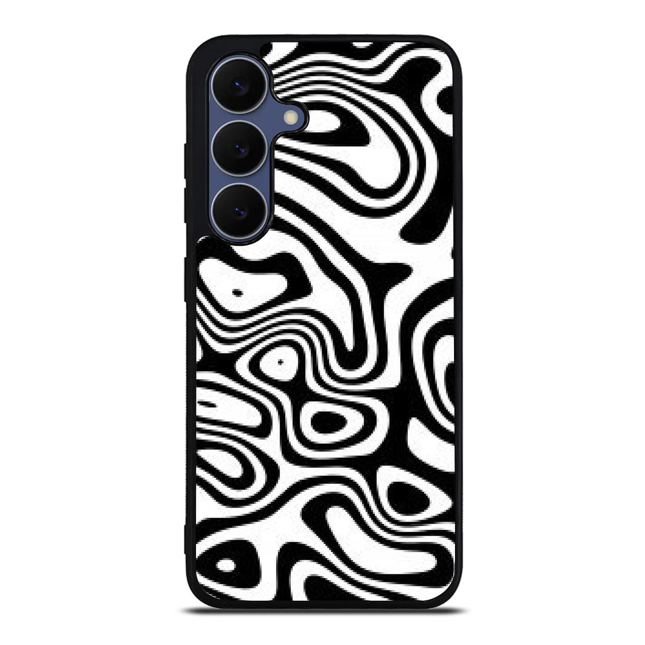 Abstract Black and White Background Samsung Galaxy S25 FE Case