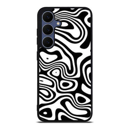 Abstract Black and White Background Samsung Galaxy S25 FE Case