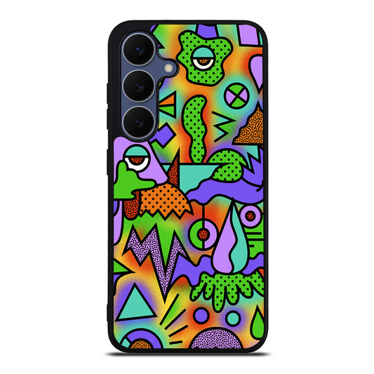 Abstract Colorful Doodle Art Samsung Galaxy S25 FE Case