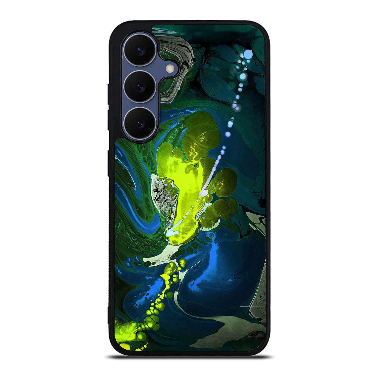 Abstract Green Blue Art Samsung Galaxy S25 FE Case