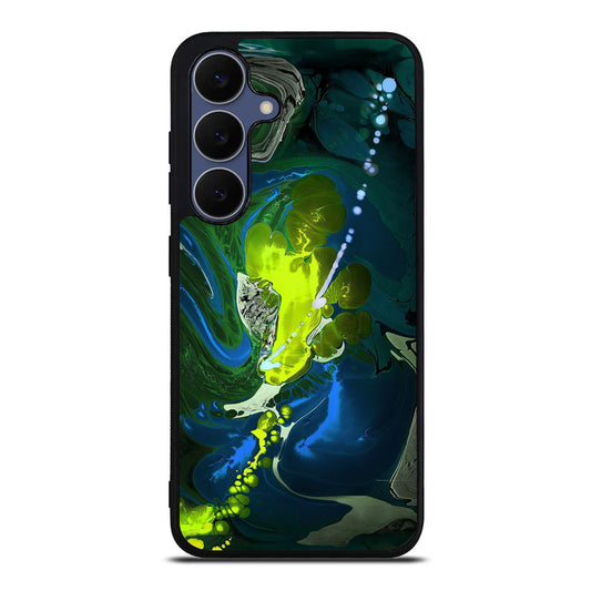 Abstract Green Blue Art Samsung Galaxy S25 FE Case