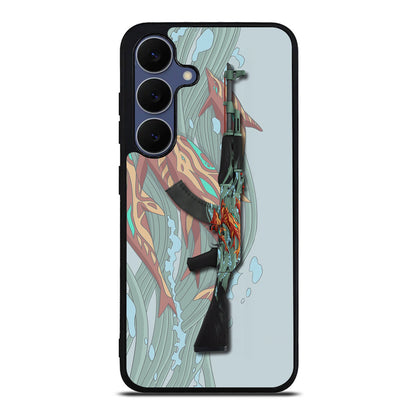 AK-47 Aquamarine Revenge Samsung Galaxy S25 FE Case