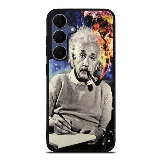 Albert Einstein Smoking Samsung Galaxy S25 FE Case